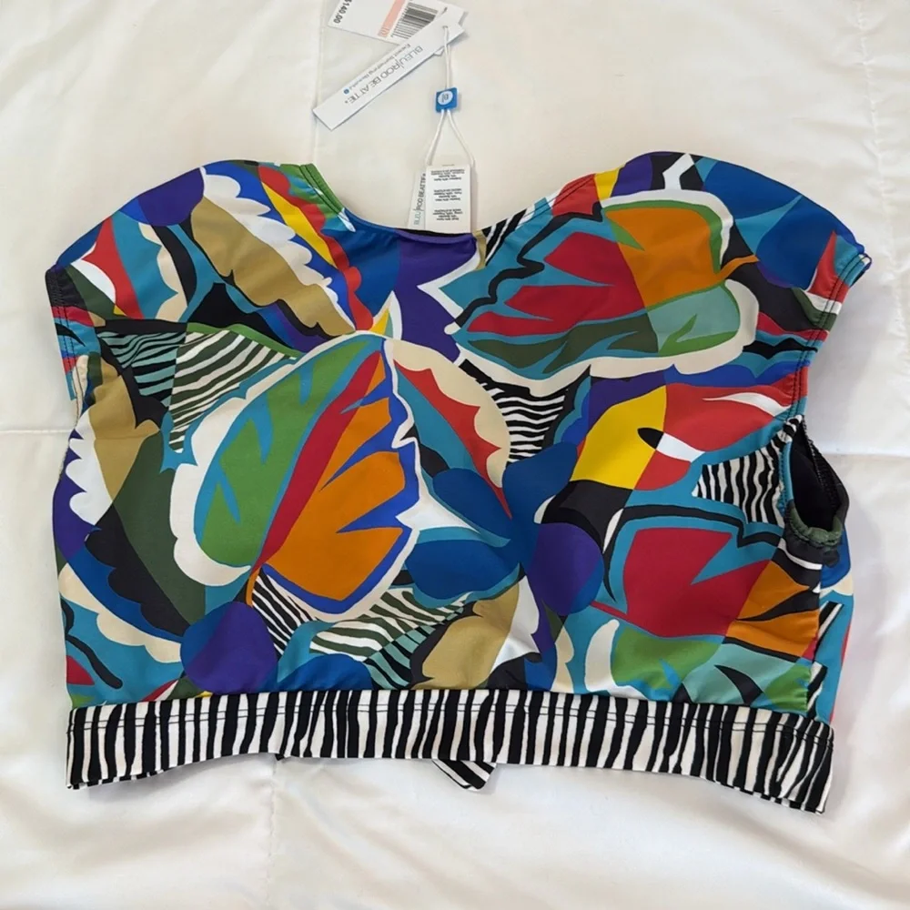 Bleu Rod Beattie Multicolor Abstract Bikini